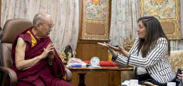 US Under Secretary Uzra Zeya meets Dalai Lama 