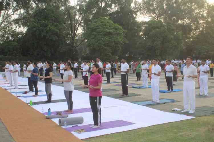 Vajra Corps celebrates International Yoga Day