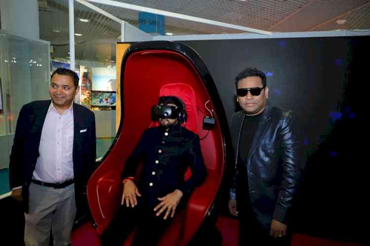 Anurag Thakur experiences A.R. Rahman's VR film 'Le Musk' at Cannes