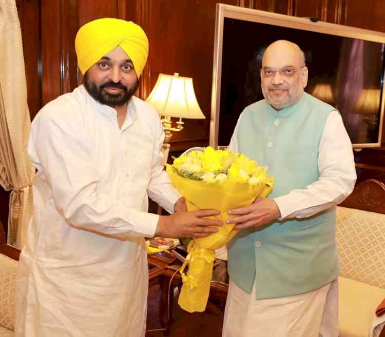 Centre to give Punjab 10 more CAPF companies, says Mann after meeting Shah