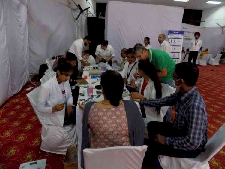 Sanrai Med India conducts free medical health check-up camp in Chandigarh
