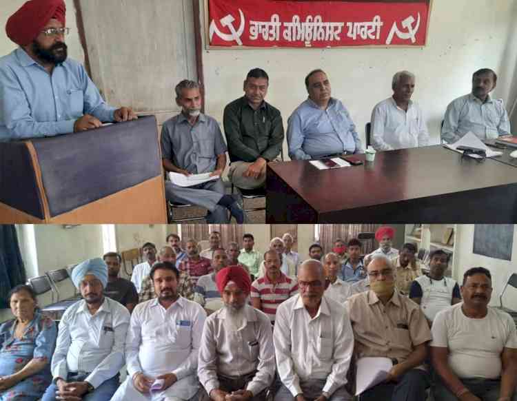 M.S.Bhatia elected new Secretary of Communist Party of India (CPI) Ludhiana Urban