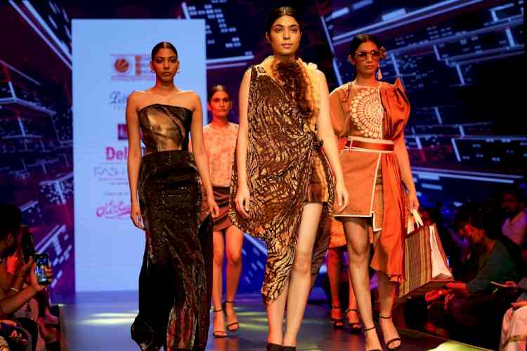 LPU’s fashion design students presented their collections at ‘Fashion Week-2022’ held in New Delhi