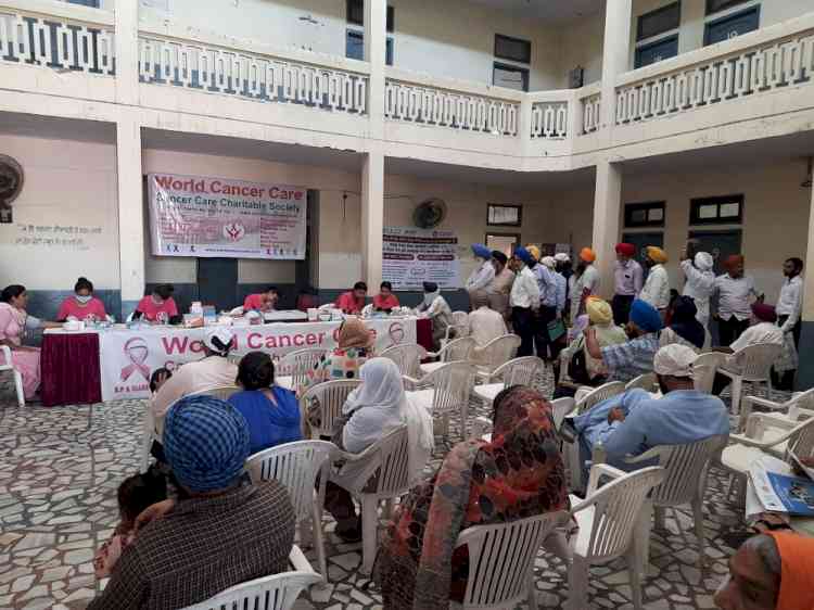 Free cancer screening and awareness camp at Gurudwara Dukh Nivaran Sahib Patiala