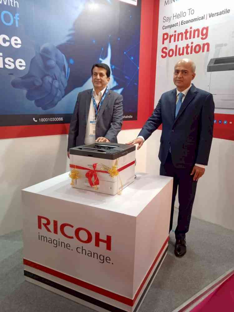 Minosha India unveils P502, a robust single-function printer at the 15th Print Pack India’22