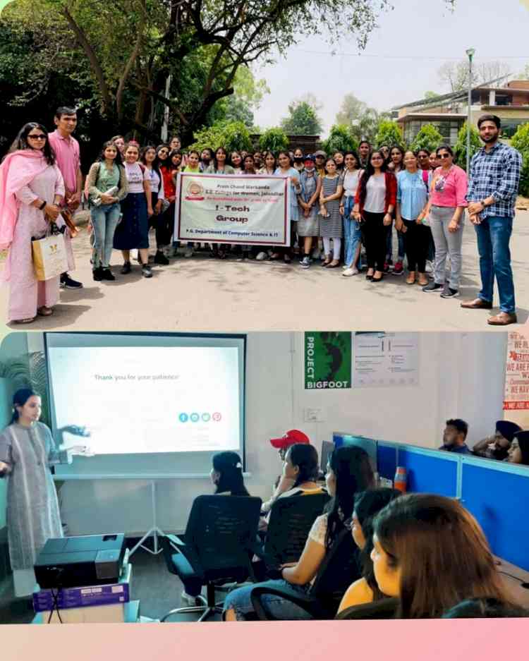 PCM SD College for Women holds Industrial Visit to QServices Inc