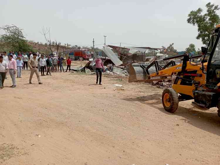 Manesar demolition drive: 10 acres cleared of encroachments