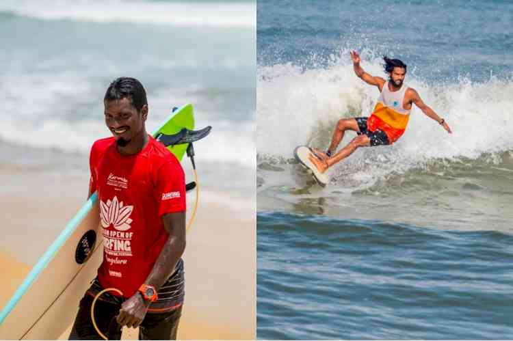 Manikandan bags best score as Tamil Nadu dominate opening day of Indian Open of Surfing
