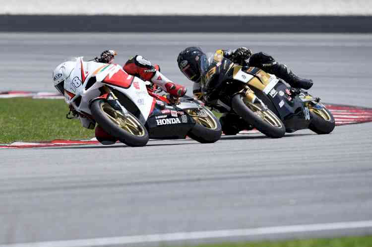 Rajiv and Senthil earn points for Honda Racing India Team in race 1 of 2022 ARRC at Sepang