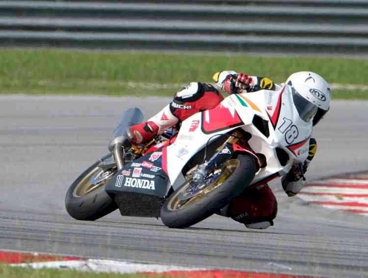 Rajiv Sethu adds another point for Honda Racing India on day 2 of 2022 Asia Road Racing Championship in Malaysia  