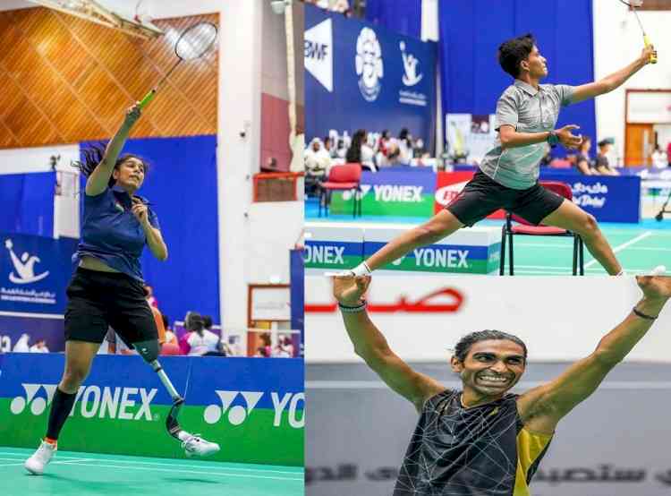 Fazza Dubai Para-badminton: Pramod Bhagat, Manasi Joshi, Manisha Ramadass crowned champions; India bag 17 medals