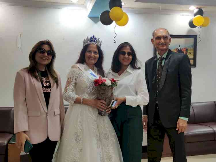 64-Years-Old Rashmi Sabharwal wins her 2nd National Title “Mrs India Super Classic” at Diva Miss and Mrs India Beauty Pageant