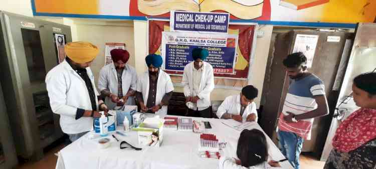 Free medical check-up camp organised by Sudhar College