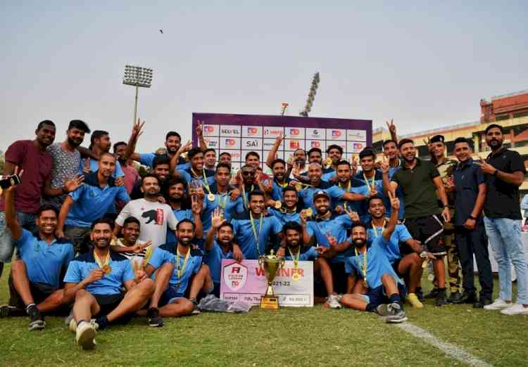 CISF DMRC emerge champions of Football Delhi A-Division League 2021-22