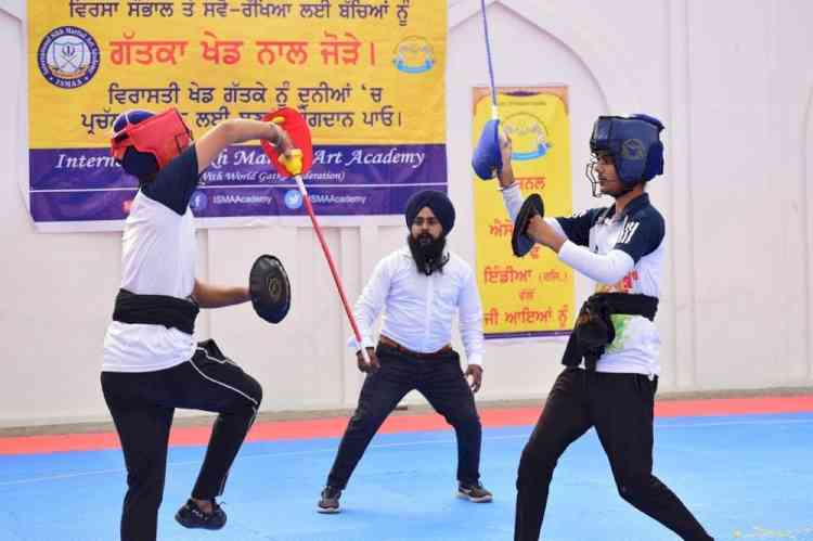 Martial art Gatka attraction at Khelo India