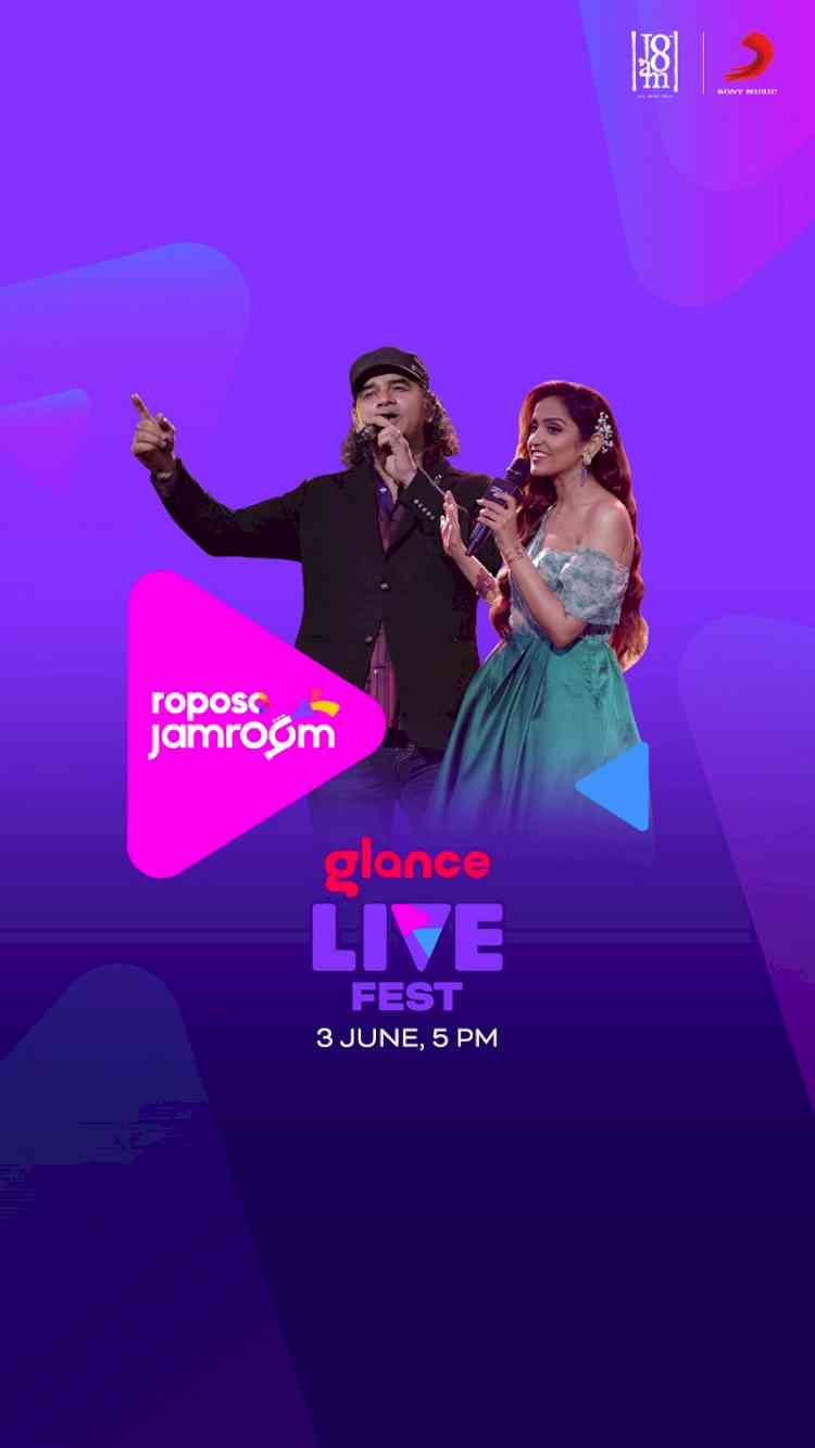 Millions of fans will get chance to watch Mohit Chauhan, Asees Kaur, and Jasleen Royal on their smartphone lock screen at The Glance LIVE Fest