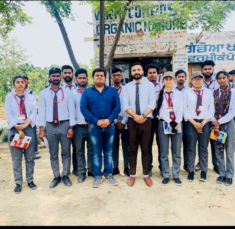 School of Agriculture of Innocent Hearts Group of Institutions organised Industrial Visit