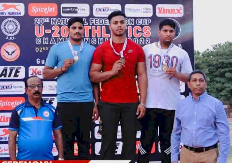 Shubhkarman of DIPS got first place in junior federation Championship