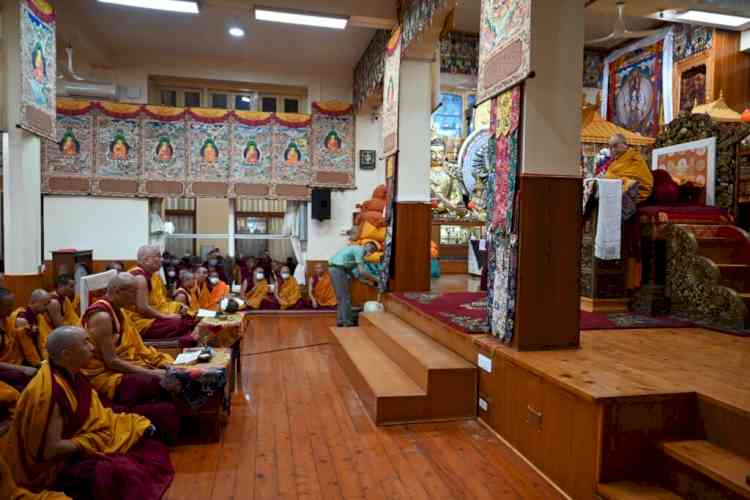 His Holiness Dalai Lama presided over prayer ceremony for sacred month of Saka Dawa