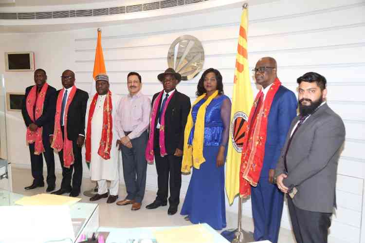 Six high-profiled international diplomats of four-countries visited LPU Campus