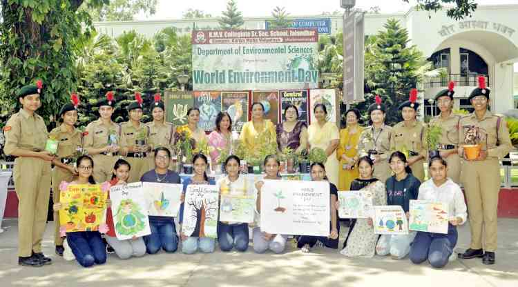 KMV Collegiate Sr. Sec. School celebrates World Environment Day 