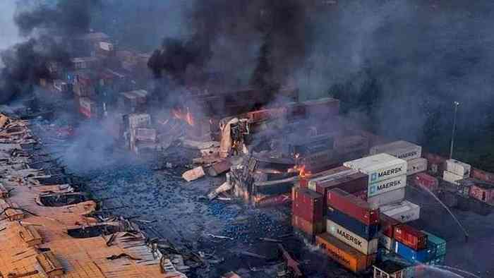 45 killed after blaze, blast devastate B'desh container depot