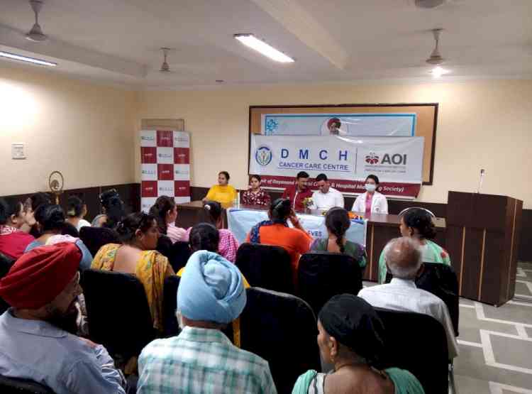 Free cancer screening and awareness camp at Blood Bank Phagwara