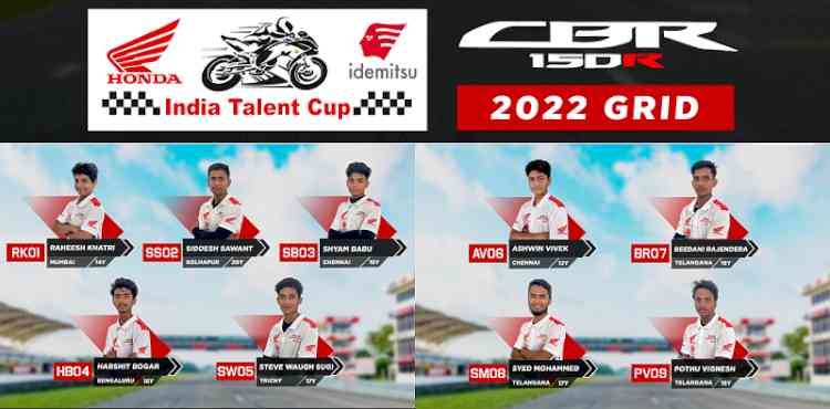 Honda Racing India announces riders’ squad for 2022 Indian National Motorcycle Racing Championship and IDEMITSU Honda India Talent Cup