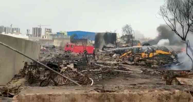 Gurugram: Around 150 jhuggis gutted in massive fire