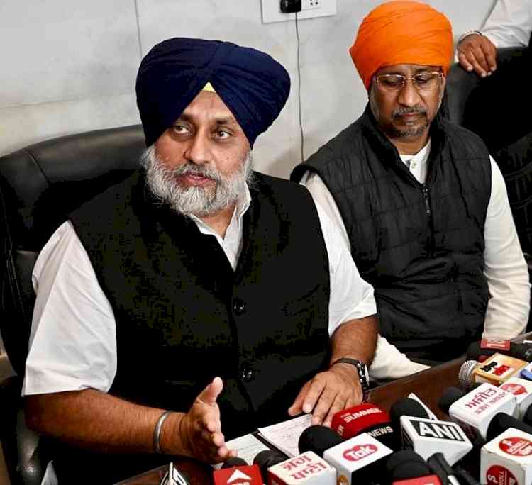 Mann abandoned Sangrur after becoming CM: Sukhbir Badal