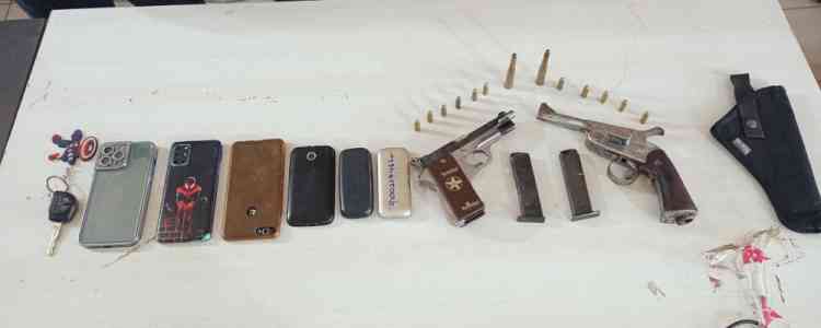 Cyberabad police seize guns, ammunition