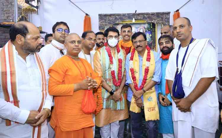 Aaditya Thackeray feels 'spiritually enhanced' after darshan of Ram Lalla in Ayodhya
