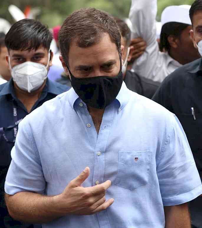 Rahul Gandhi gets a day's rest, to be grilled again on Friday