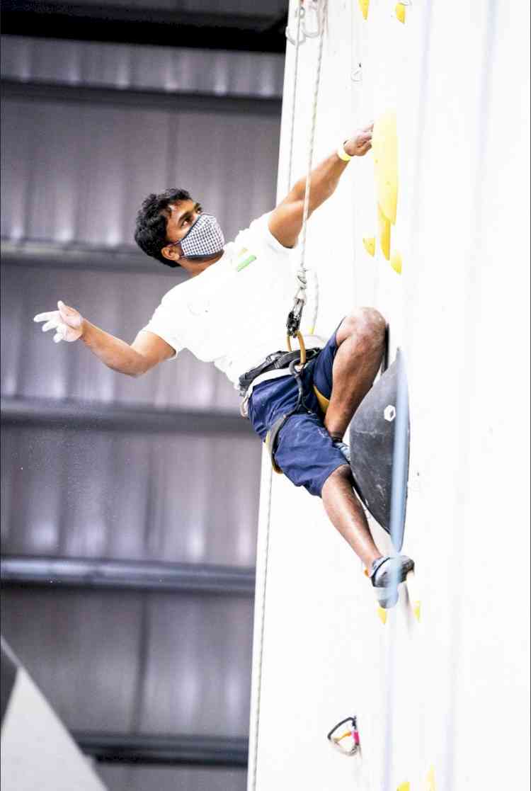 SJS sponsored para-climbing star Manikandan wins Silver medal at IFSC Para Climbing World Cup