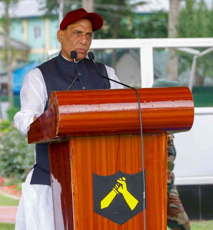 Significant decline in militant activities in J&K: Rajnath