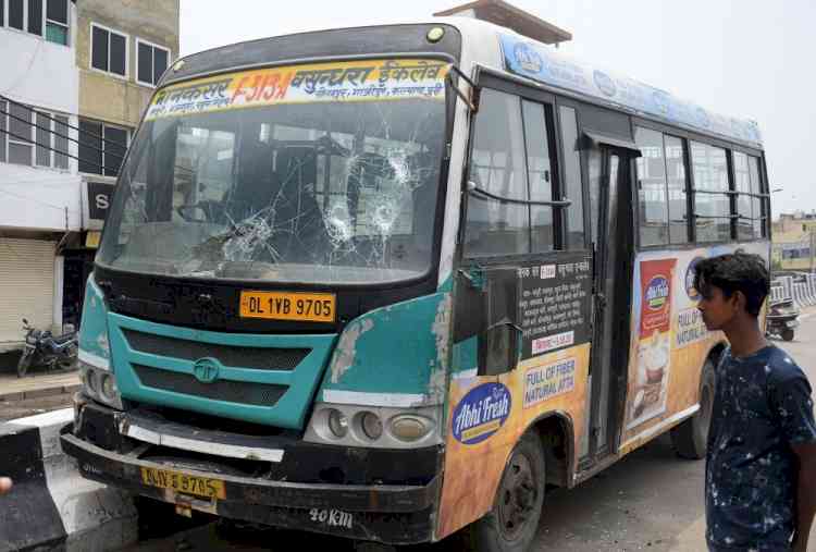 Agnipath protesters vandalise bus in northeast Delhi