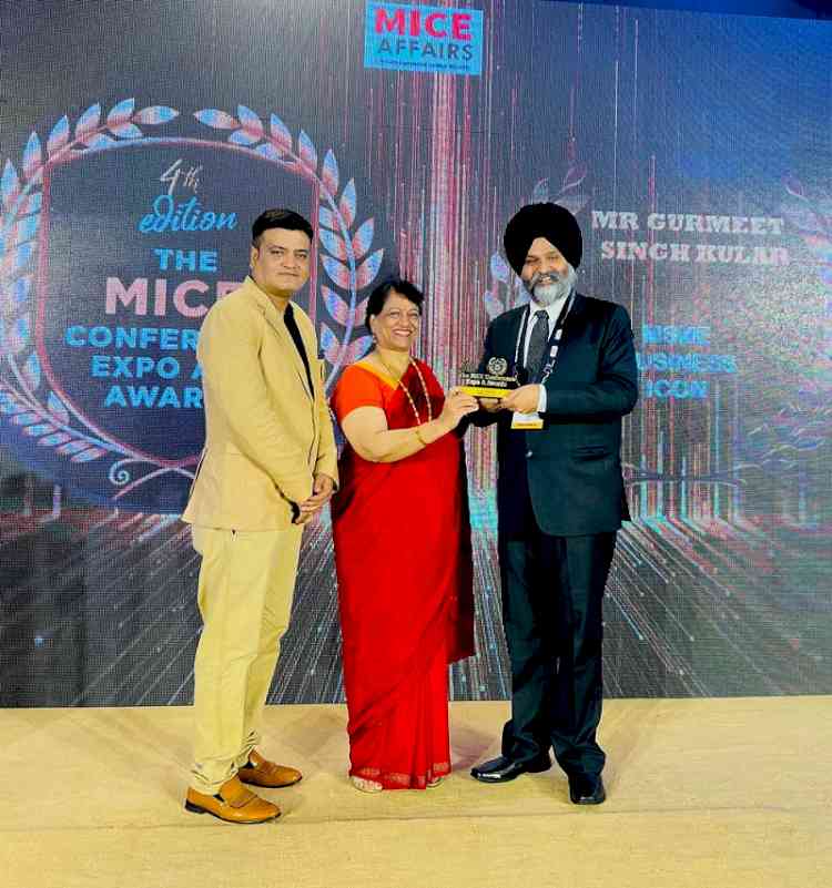 Kular conferred with MSME Icon Award at international Conference of MICE 