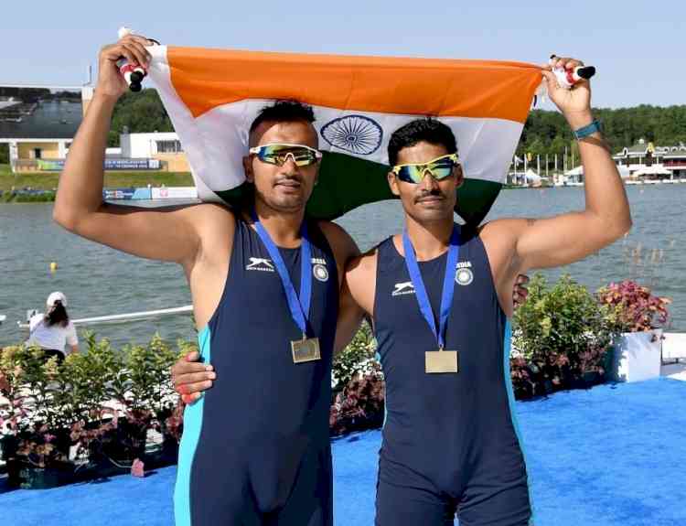 India win bronze in para-rowing Men's Coxless Pair event at World Rowing Cup 2