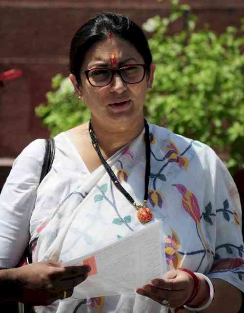 Smriti Irani tests Covid positive