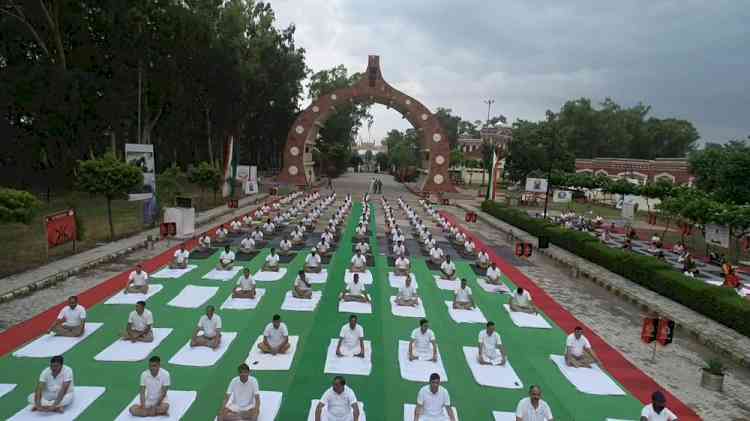Yoga Day celebrated by BSF