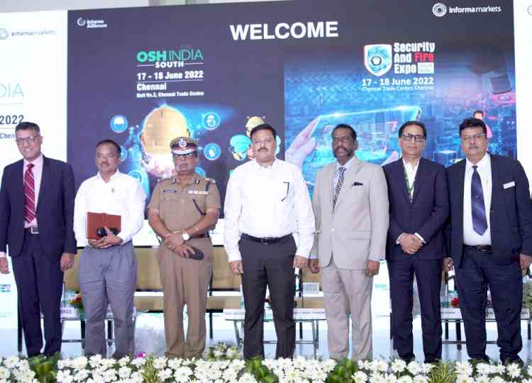 TN to be a $1 Trillion economy by 2030: Tamil Nadu Minster at OSH and SAFE South India 2022
