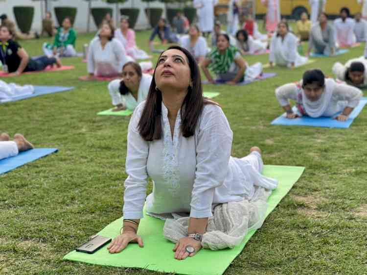 DCM Presidency School celebrates International Yoga Day