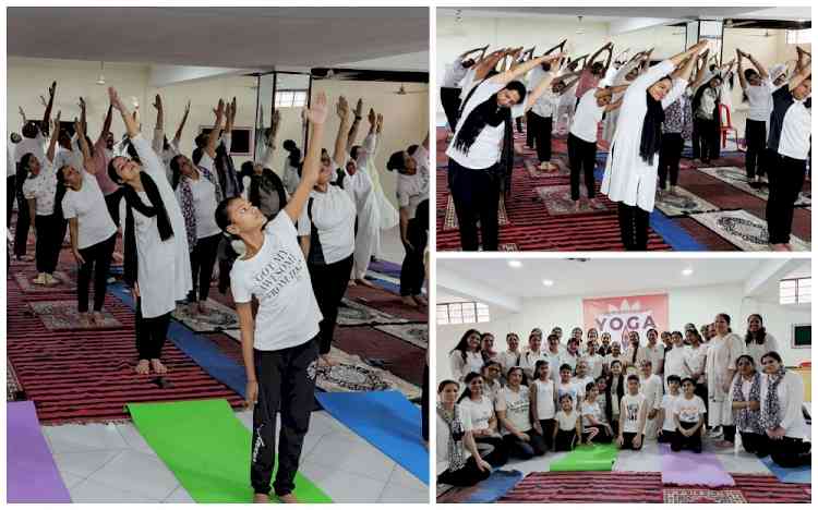 Innocent Hearts Group observed International Yoga Day with tagline of ‘Get Fit Don't Quit'