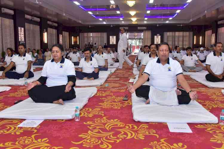 International Yoga Day organised at RCF Kapurthala