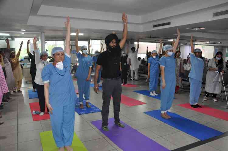 International Yoga Day marked at DMCH