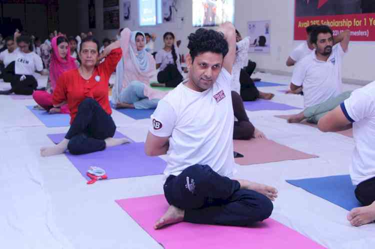 CT University marks International Yoga Day