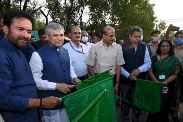 First India-Nepal Bharat Gaurav tourist train flagged off from Delhi