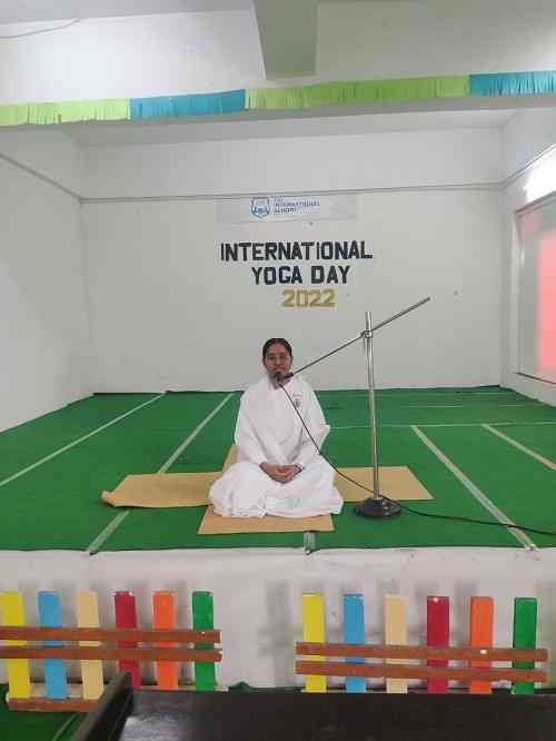 TDI International School preaches importance of yoga on International Yoga Day