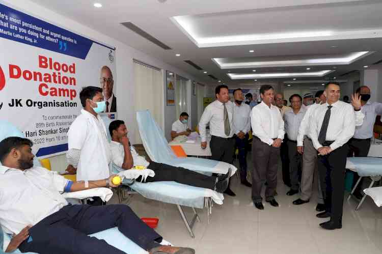 JK Organisation organises Blood Donation Camps