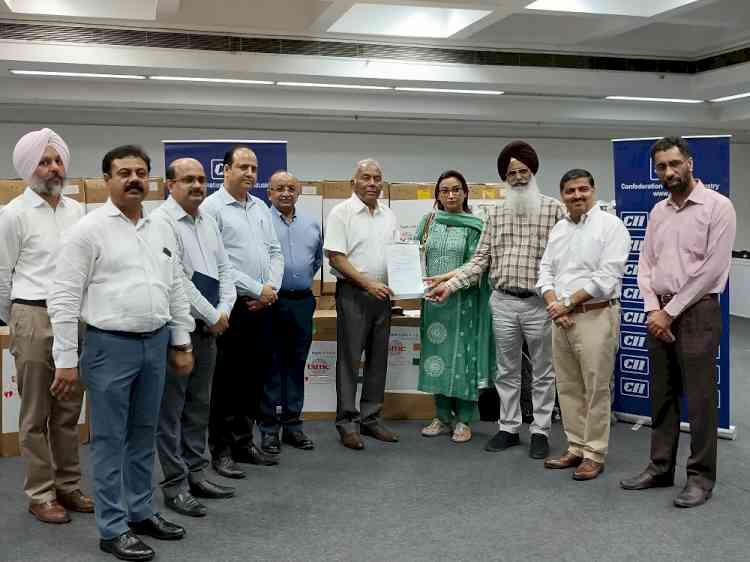 CII provides oxygen cylinders and concentrators to Punjab Health Dept